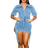 Oceanic Breeze Romper - Spicie's Boutique