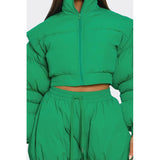 Green Puffy Set - Spicie's Boutique