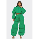 Green Puffy Set - Spicie's Boutique