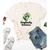 Magically Delicious Coffee Graphic Crew Neck Tee - Spicie's Boutique