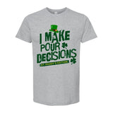 I Make Pour Decisions Graphic Crew Neck Tee - Spicie's Boutique