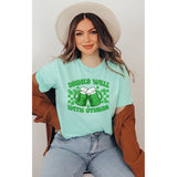 Drinks Well With Others Graphic Crew Neck Tee - Spicie's Boutique