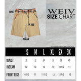 Plaid Point Checkered Shorts - Spicie's Boutique