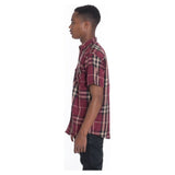 Men's Casual Short Sleeve Checker Shirts - Spicie's Boutique