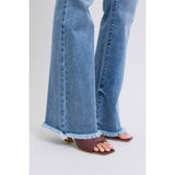 Judy Blue Raw Hem High Rise Bootcut Jeans - Spicie's Boutique