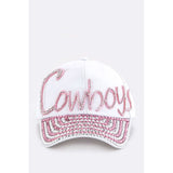 Blue Crystal Cowboys Fashion Cap - Spicie's Boutique