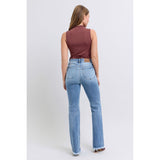 Judy Blue Raw Hem High Rise Bootcut Jeans - Spicie's Boutique