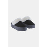 Weeboo Thick Bottom Fur Trim Snow Slippers - Spicie's Boutique