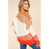 Haptics Color Block Long Sleeve Sweater - Spicie's Boutique