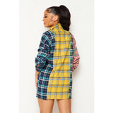 Plaid Multi Color Shacket/Top - Spicie's Boutique