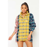 Plaid Multi Color Shacket/Top - Spicie's Boutique