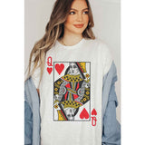 QUEEN OF HEARTS TEE- PLUS SIZE - Spicie's Boutique