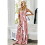 Tie-Dye Spaghetti Strap Jumpsuit with Pockets - Spicie's Boutique