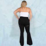 Distressed Black Jeans - Spicie's Boutique