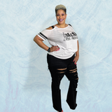 Distressed Black Jeans - Spicie's Boutique