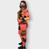 Tie-Dye Tracksuit w/mask - Spicie's Boutique