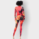 Tie-Dye Tracksuit w/mask - Spicie's Boutique