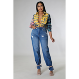 Plaid Multi Color Shacket/Top - Spicie's Boutique