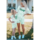 Women Printed Letter Graphic Lounge Set