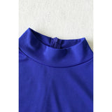 Long Sleeve Mock Neck Wide Leg Jumpsuit - Spicie's Boutique