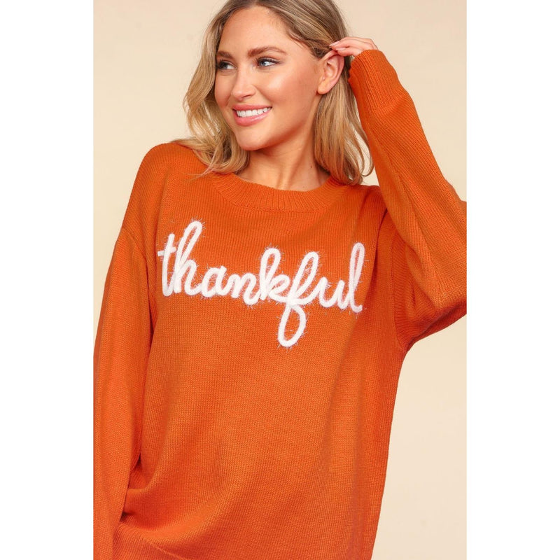 Haptics Metallic Glitter Embroidery Sweater - Spicie's Boutique
