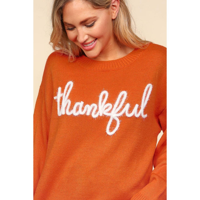 Haptics Metallic Glitter Embroidery Sweater - Spicie's Boutique