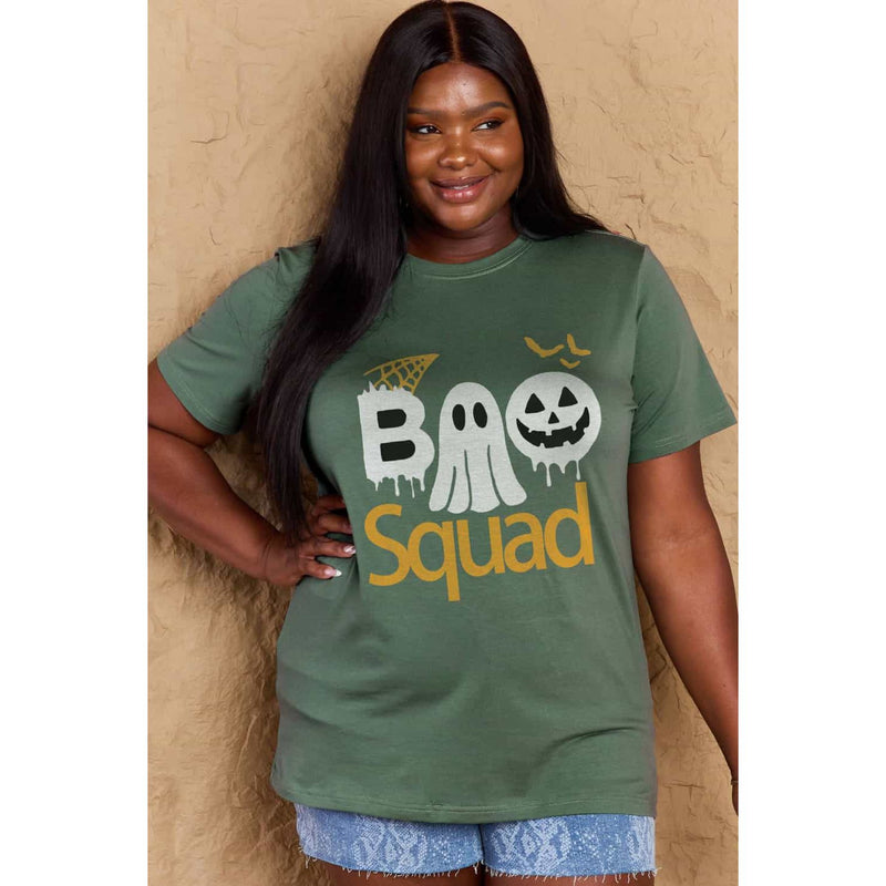 BOO SQUAD Graphic Cotton T-Shirt - Spicie's Boutique