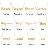 Old English Zodiac Necklace - Spicie's Boutique