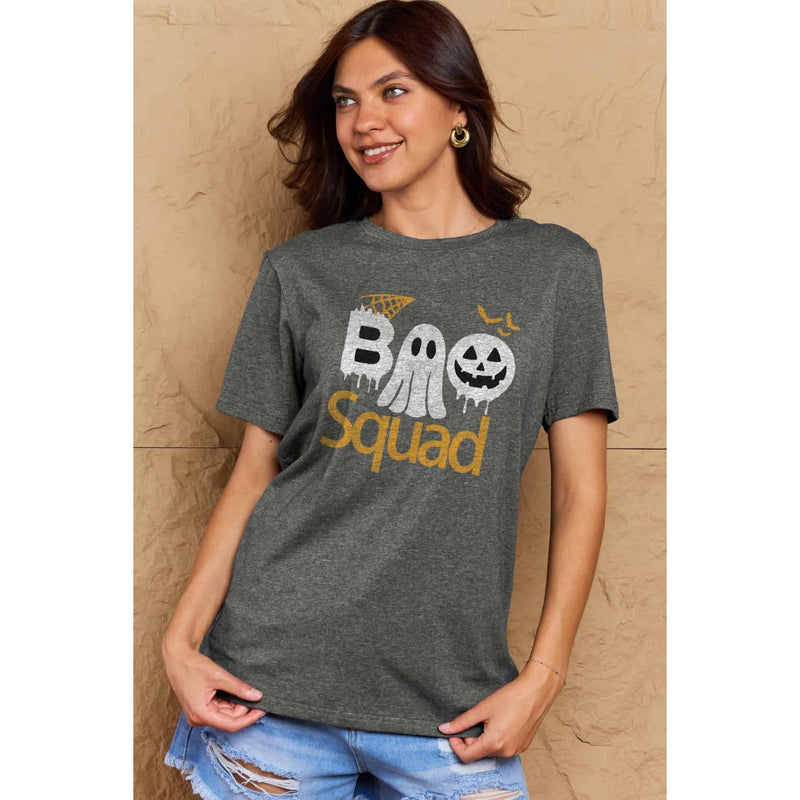 BOO SQUAD Graphic Cotton T-Shirt - Spicie's Boutique
