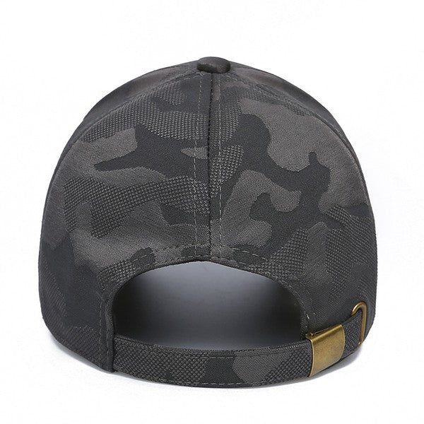 Camo Black Cap Hat - Spicie's Boutique