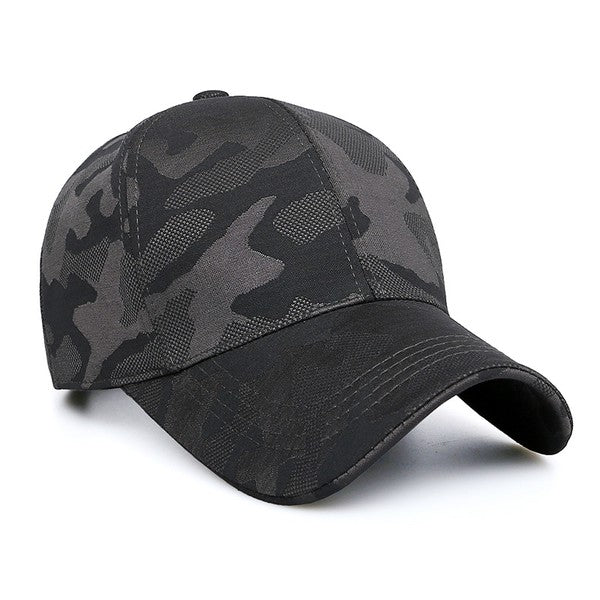 Camo Black Cap Hat - Spicie's Boutique