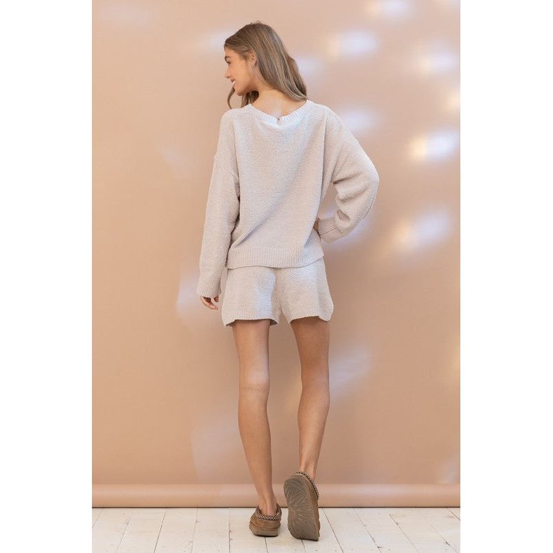 Cozy Soft Top with Shorts Set - Spicie's Boutique