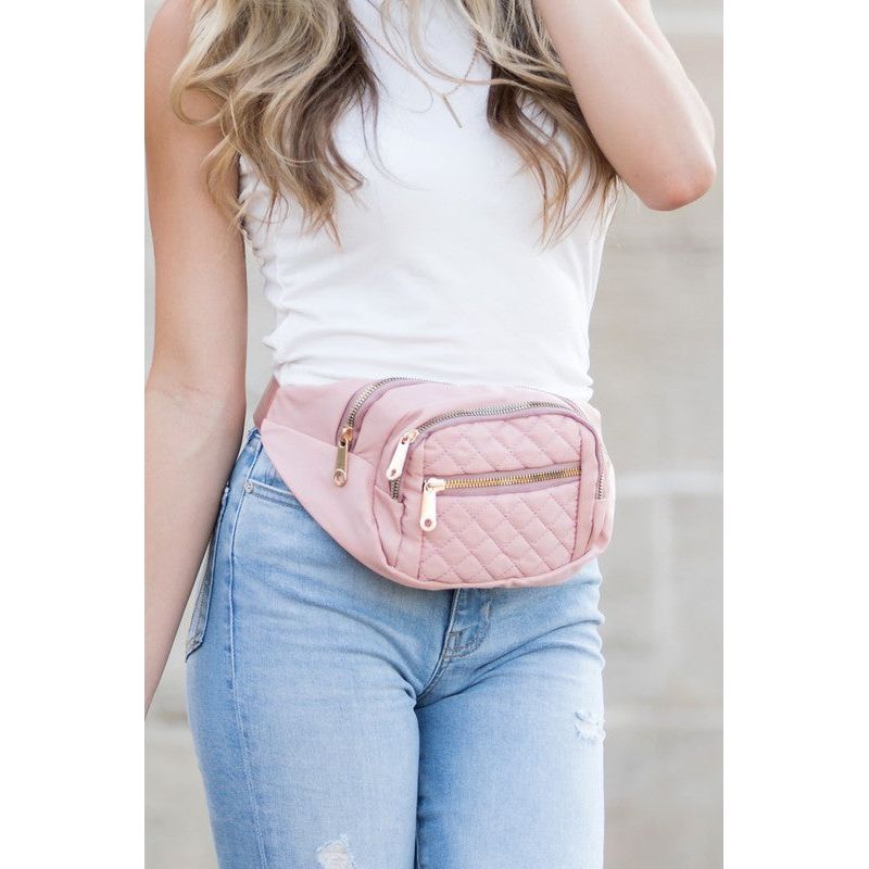 Quilted Belt Sling Bum Bag - Spicie's Boutique