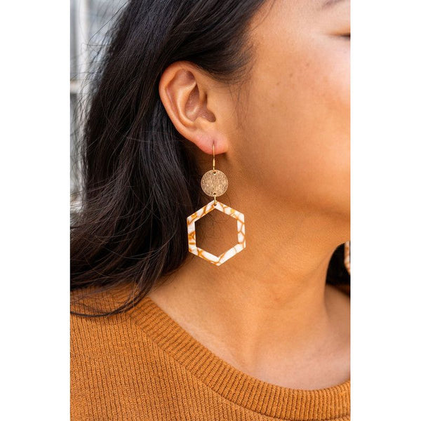 Lennox Earrings - Pumpkin Spice - Spicie's Boutique