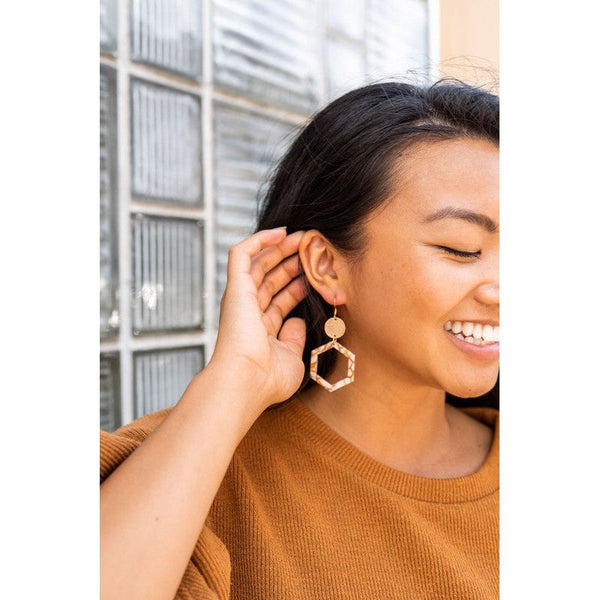 Lennox Earrings - Pumpkin Spice - Spicie's Boutique