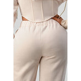 ATHINA CASUAL JACKET AND GRAPHIC PANTS SET