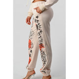 ATHINA CASUAL JACKET AND GRAPHIC PANTS SET