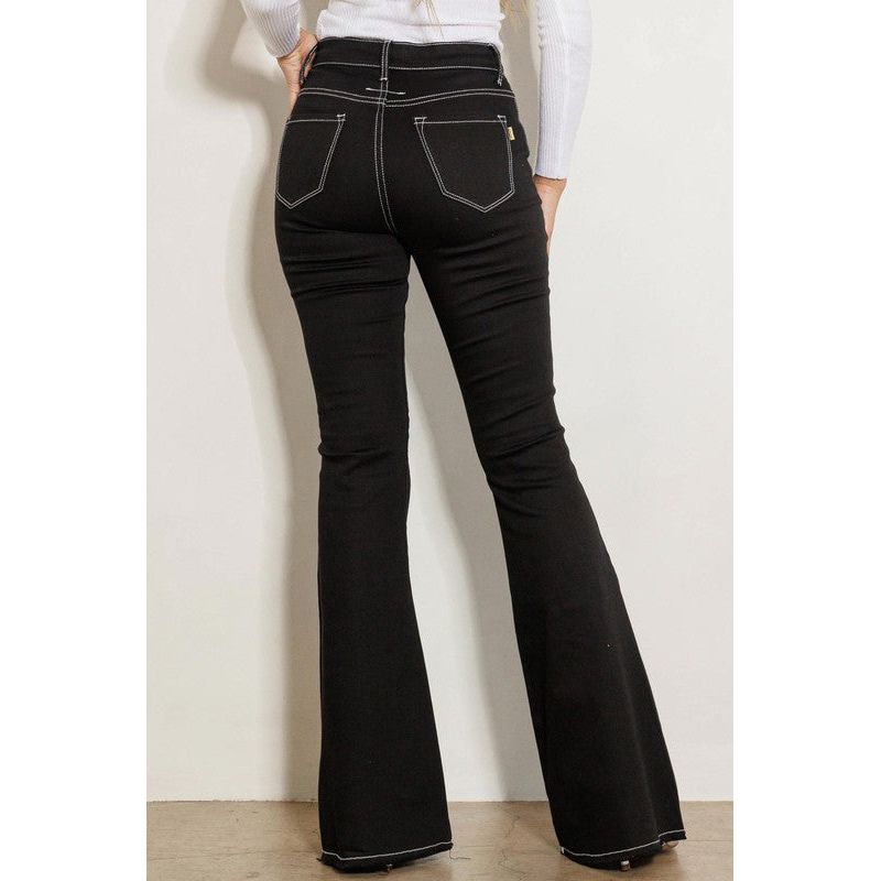 HIGH RISE FLARE JEANS - Spicie's Boutique