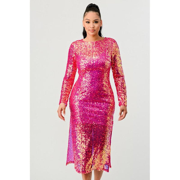 SEQUIN GLAMOUR MAXII DRESS - Spicie's Boutique