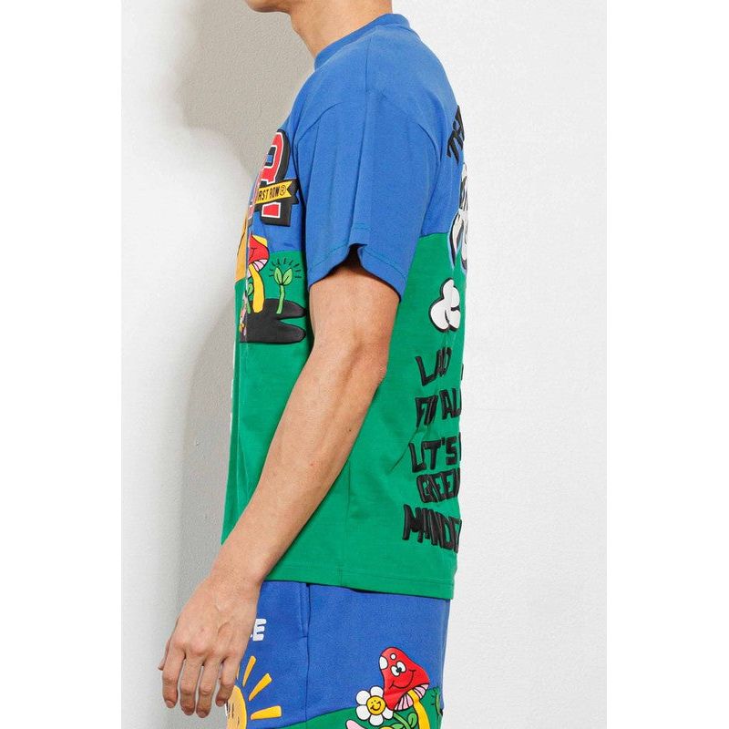 Think Green Cut & Sew Graphic Tee - Spicie's Boutique