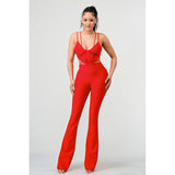 DOUBLE SPAGHETTI STRAP BODYCON JUMPSUIT - Spicie's Boutique