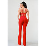 DOUBLE SPAGHETTI STRAP BODYCON JUMPSUIT - Spicie's Boutique