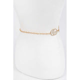 Crystal CG Logo Iconic Chain Belt - Spicie's Boutique