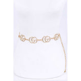 Crystal CG Logo Iconic Chain Belt - Spicie's Boutique