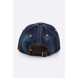 Dog Mom Stone Denim Cap - Spicie's Boutique