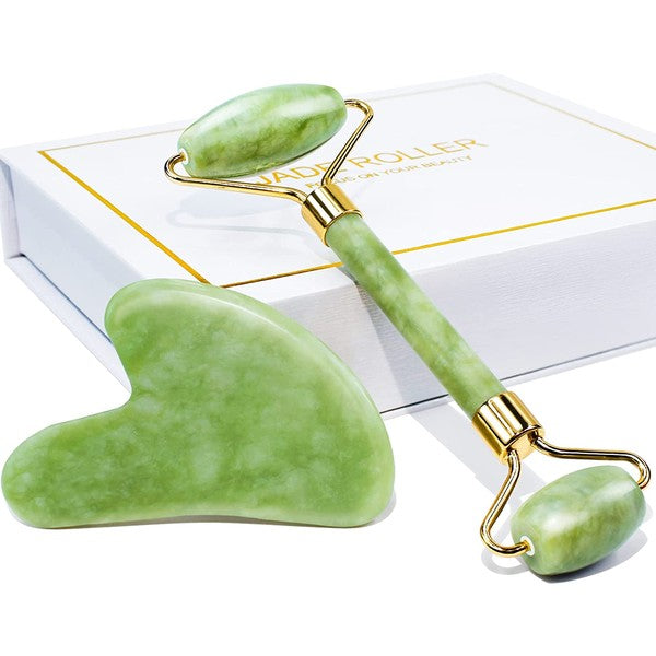 Jade Roller & Gua Sha Gift Box - Spicie's Boutique