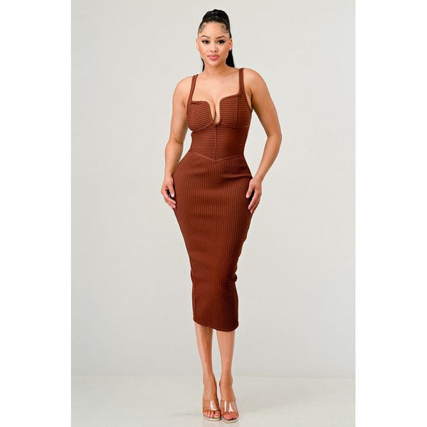 IT FEELS LIKE FALL MIDI DRESS - Spicie's Boutique