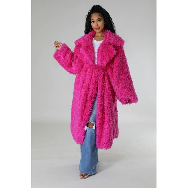 Fuzzy Fur Winter Heavy Jacket
