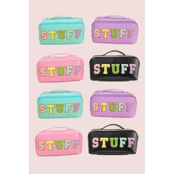 Stuff Travel Organizer Handle Makeup Cosmetic Bag - Spicie's Boutique