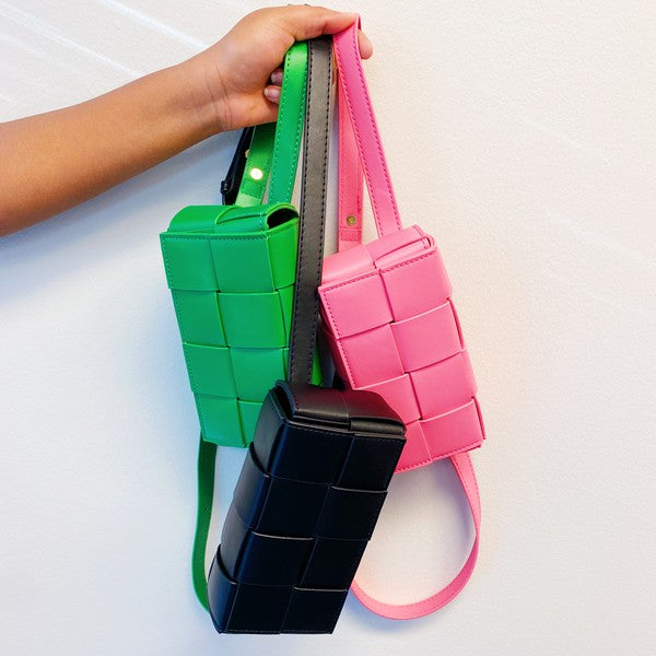 Candy Cube Woven Sling Bag - Spicie's Boutique